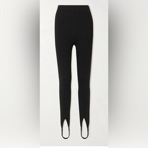 Elegant Black Stirrup Leggings